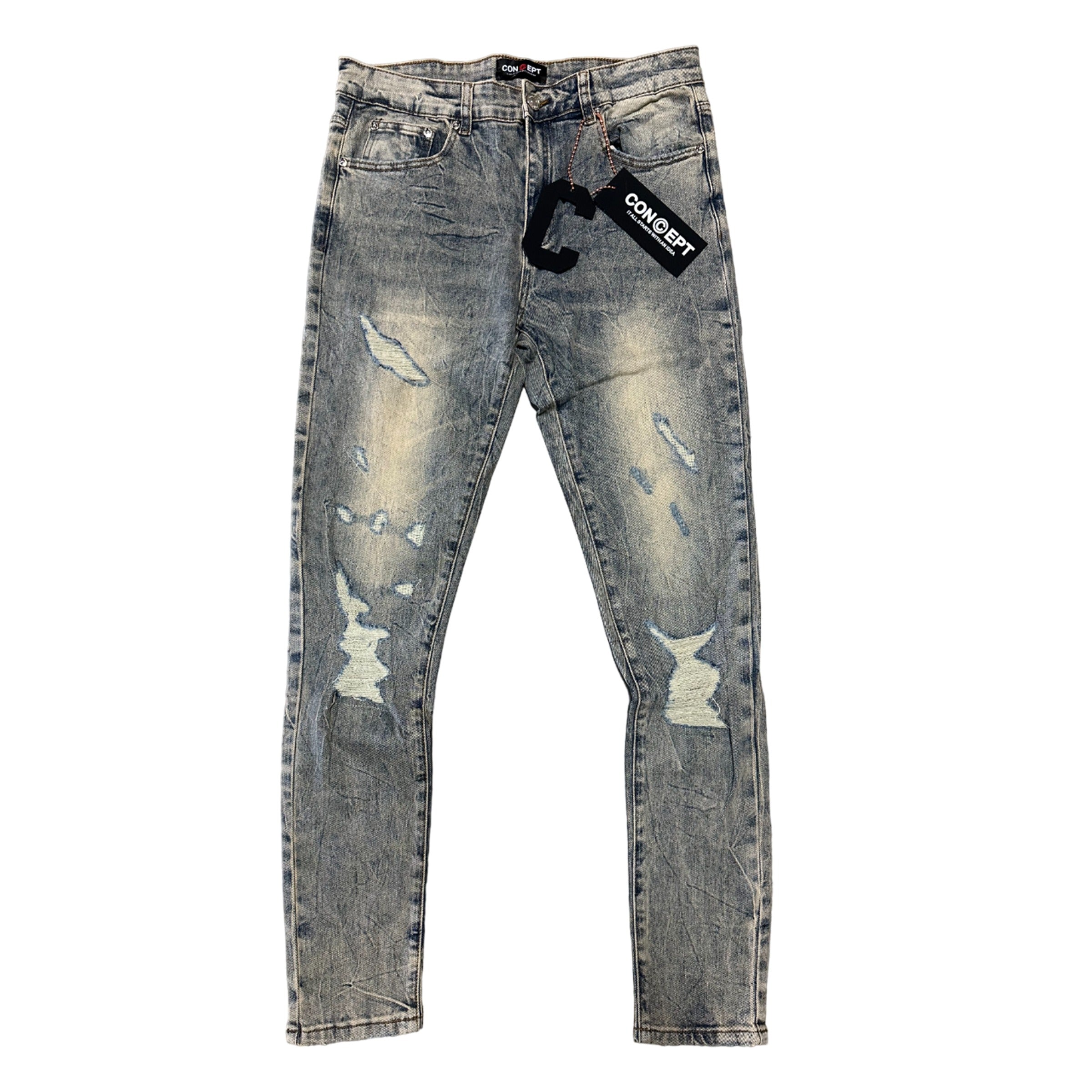 Duke in Dirty Wash by CONCEPT JEANS
