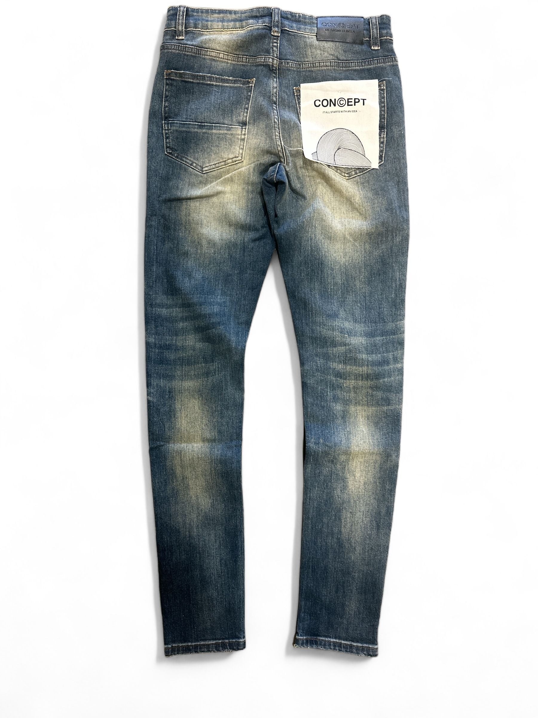 MURPHY-VTG in Dirty Wash by CONCEPT JEANS