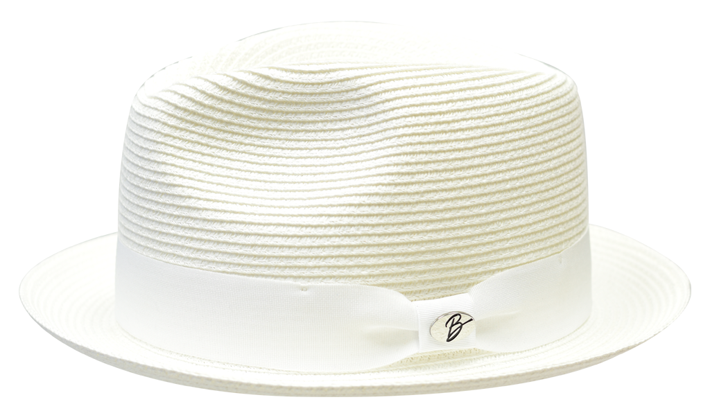Leonardo Collection Semi-Crushable Fedora Pinch Front Snap Brim by Bruno Capelo