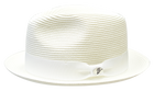 Leonardo Collection Semi-Crushable Fedora Pinch Front Snap Brim by Bruno Capelo