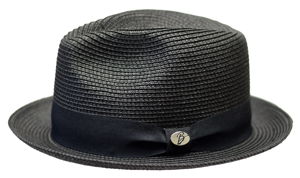 Leonardo Collection Semi-Crushable Fedora Pinch Front Snap Brim by Bruno Capelo