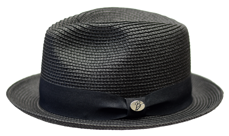 Leonardo Collection Semi-Crushable Fedora Pinch Front Snap Brim by Bruno Capelo