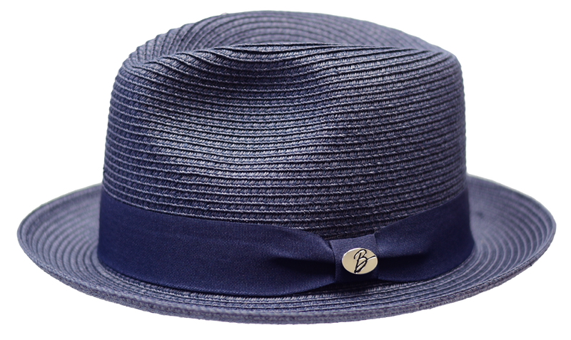 Leonardo Collection Semi-Crushable Fedora Pinch Front Snap Brim by Bruno Capelo