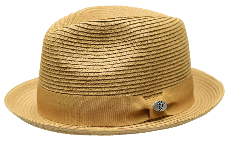 Leonardo Collection Semi-Crushable Fedora Pinch Front Snap Brim by Bruno Capelo