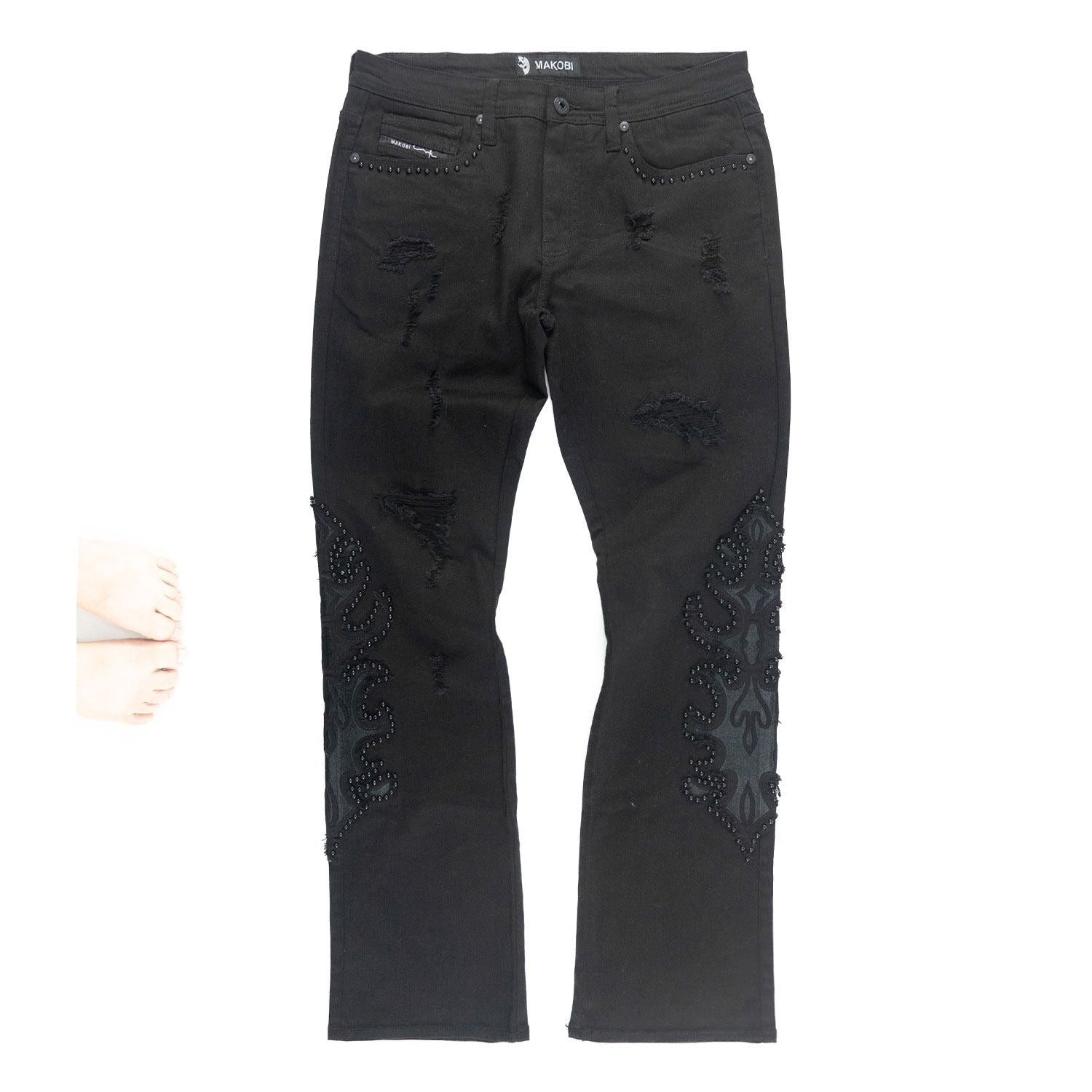 MAKOBI  POSITONI DENIM SET (M1013)