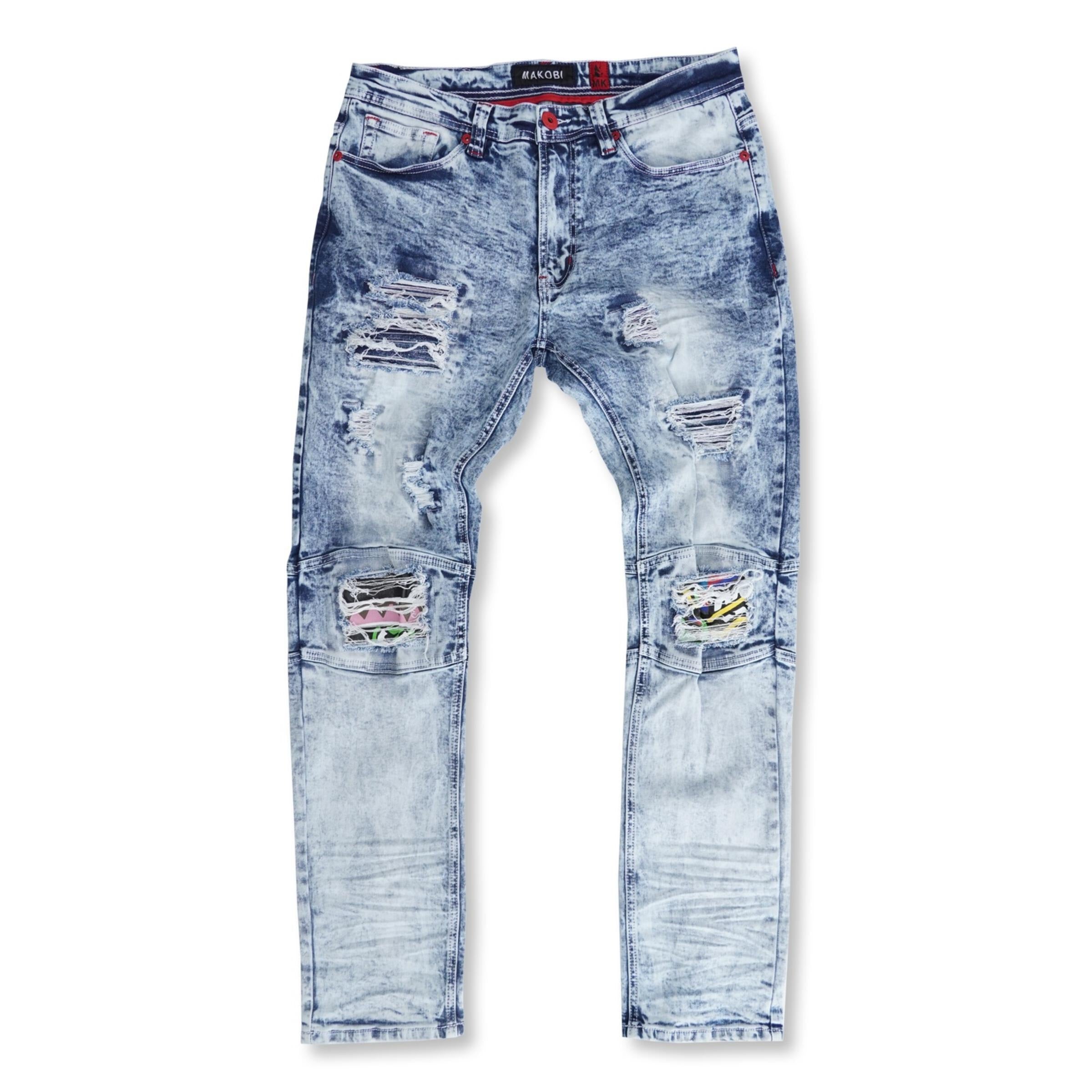 MAKOBI HUNTING SEASON SHREDDED JEANS (M1964A)