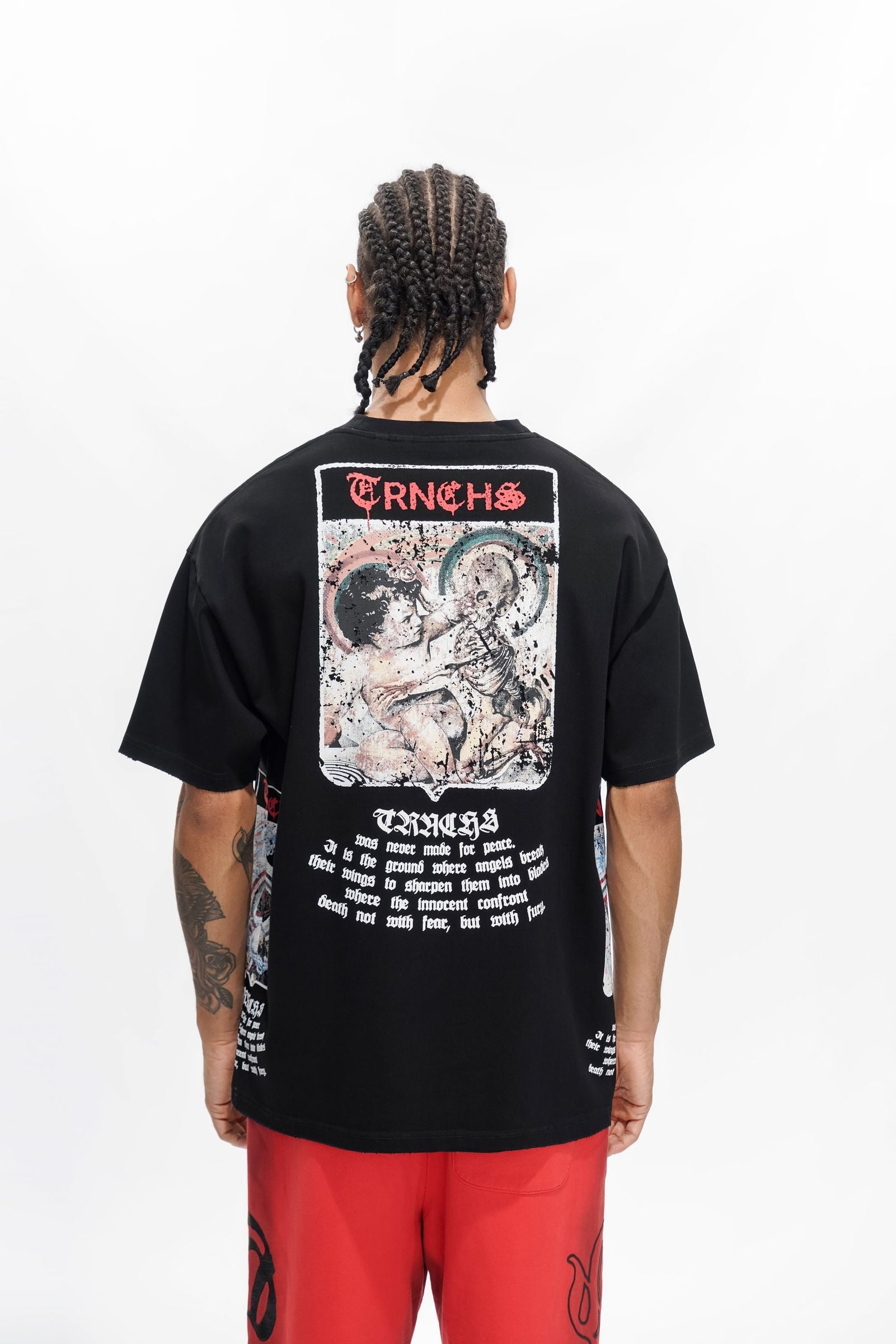 TRNCHS "MILITANT GOTHIC" Black Tee (-Militant-Gothic-Black-Tee)