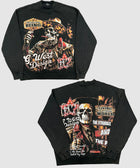 GWEST Being Enlightened Black Crewneck