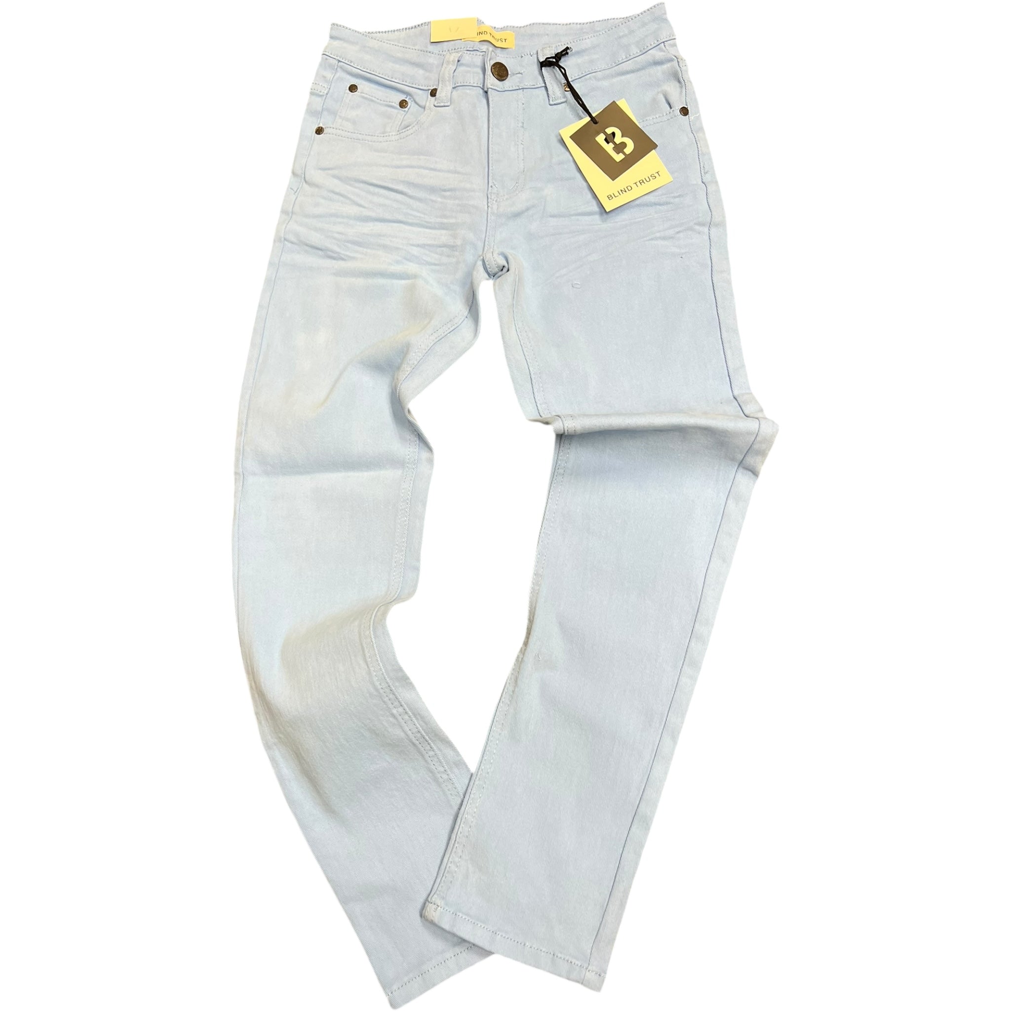 Slim Fit Stretch Light Blue Pants/Jeans by Blind Trust (Copy)