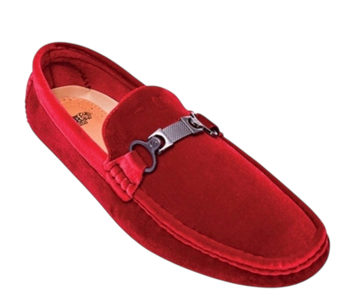 Royal Shoes Mens  Loafer Moccasin Driving Burgundy Black Geo Casual Size 13 Afwan68_892dd809-ca3d-4f0a-  main image 2