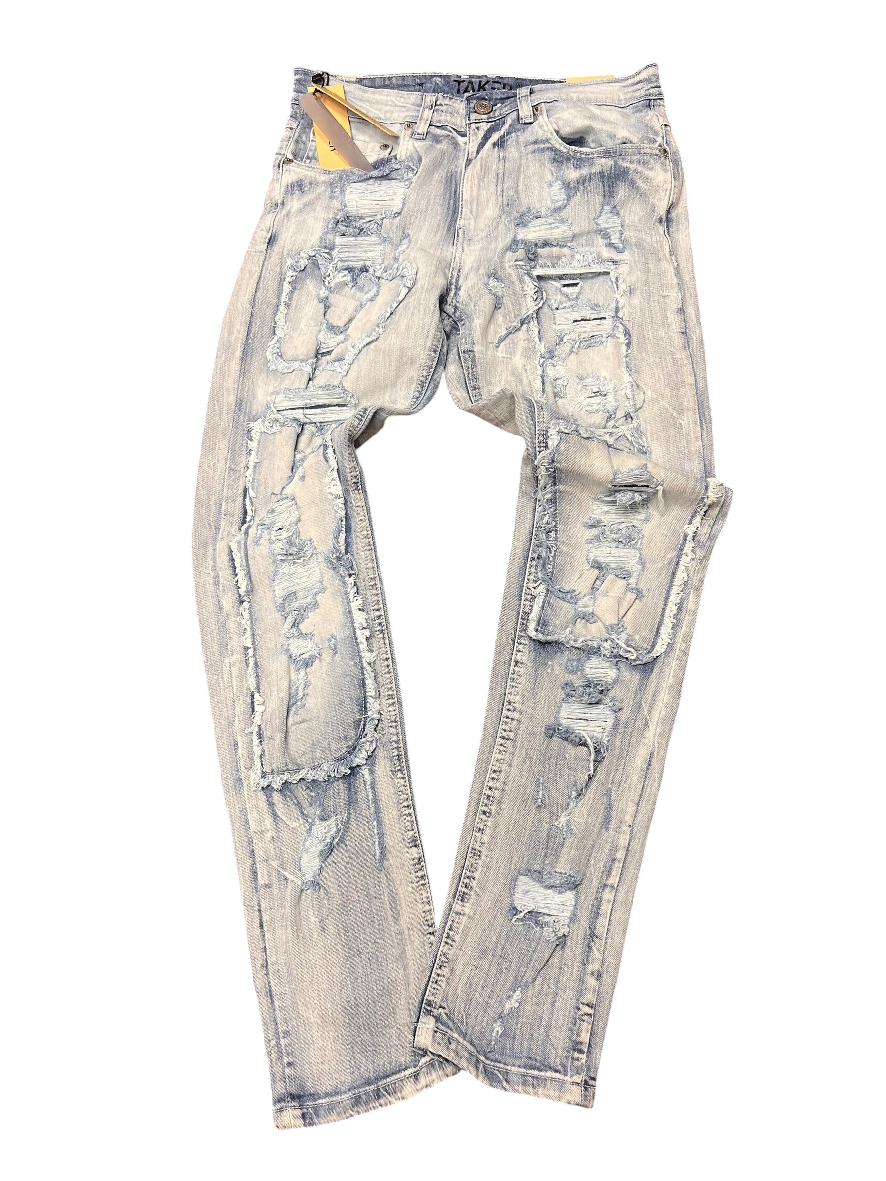 TAKER Slim Fit Distressed Jean [ T4057] for Men