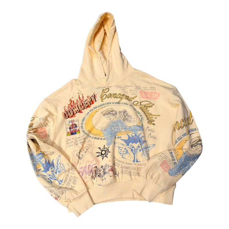 CONCEPT "Studio" Cream (CHOODY_13)HOODIE
