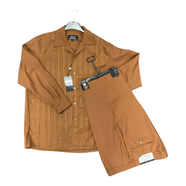 ROYAL DIAMOND Tone on Tone Leisure Set for Men