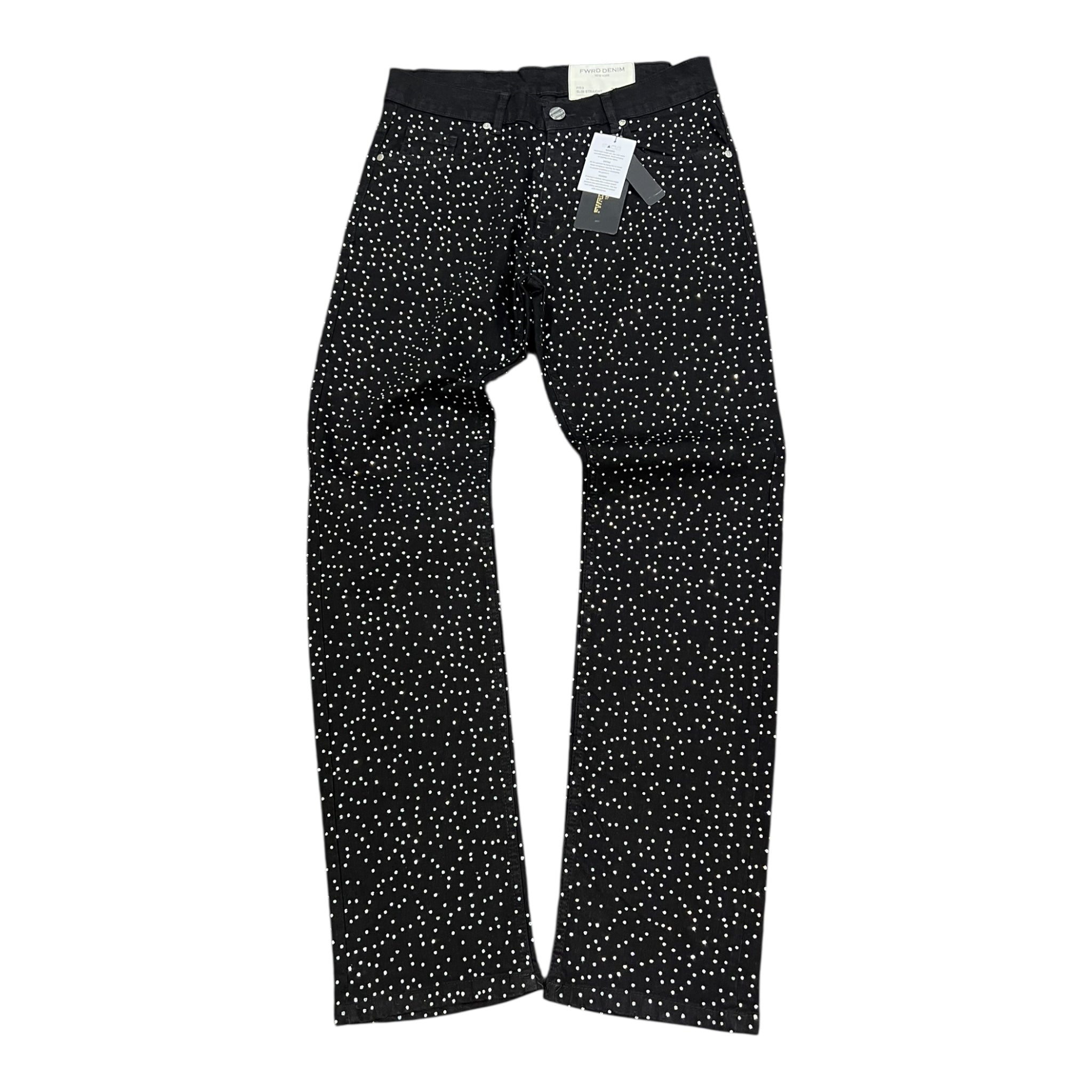 FWRD DENIM Rhinestone Jeans for men