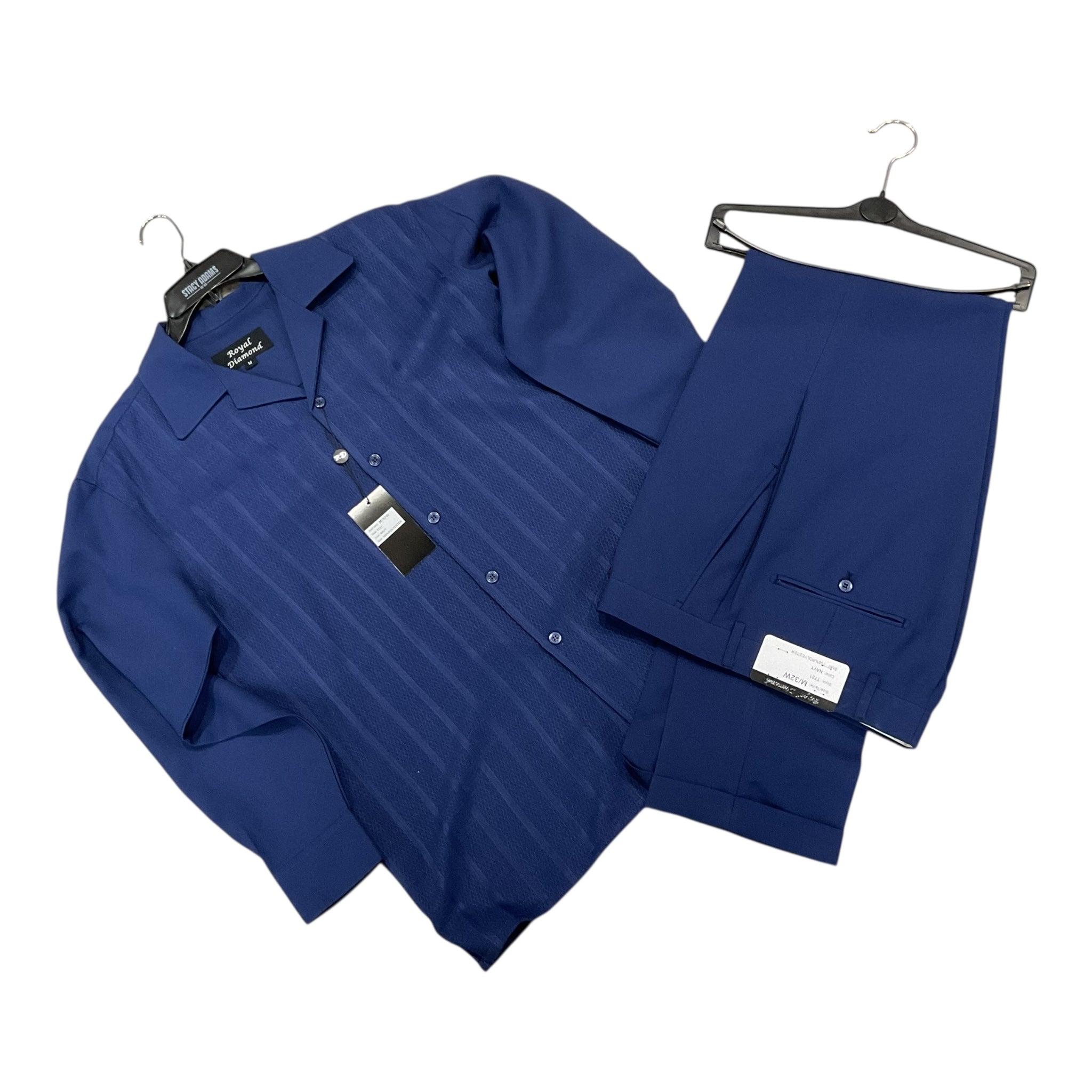 ROYAL DIAMOND Tone on Tone Leisure Set for Men