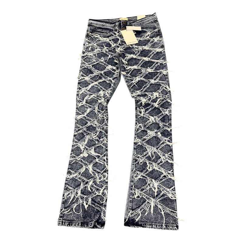 Blind Trust Crisscross Dark Wash denim