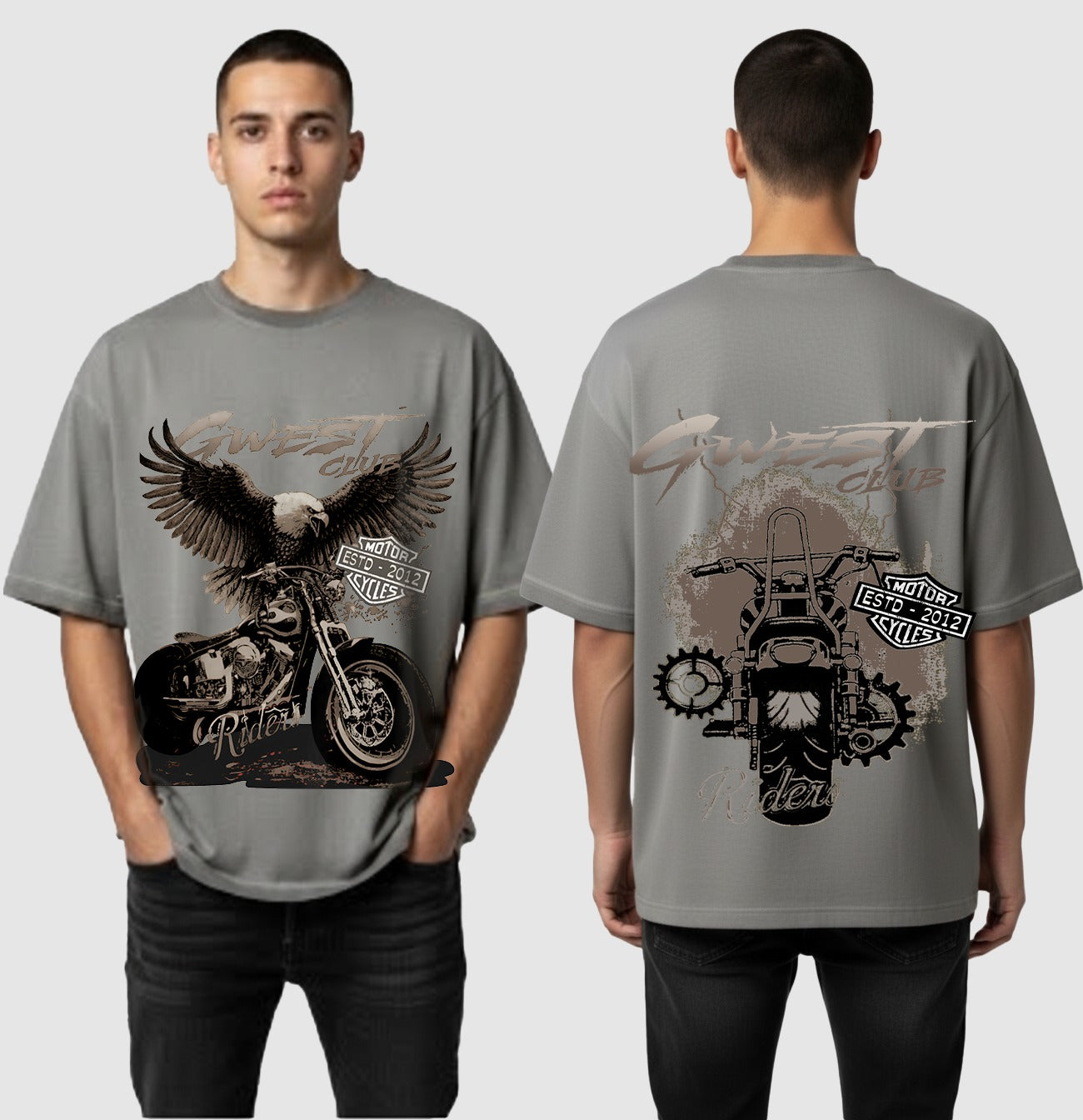 G WEST RHINESTONE HAWKRIDER TEE (RHJMTDS9463)