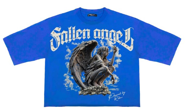 LOST ANGEL CROPPED TEE (RK1481604) by Roku Studio