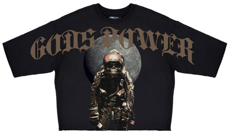 GODS POWER CROPPED TEE (RK1481652) BY ROKU Studio