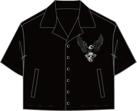 RESPECT OR DIE CROPPED TWILL SHIRT (RK1481885) by Roku