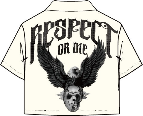 ROKU RESPECT OR DIE CROPPED TWILL SHIRT (RK1481885)