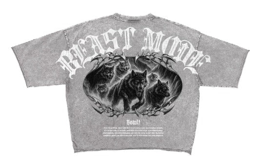 ROKU BEAST Enzyme cropped Tee for men