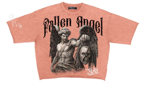 ROKU FALLEN ANGEL Enzyme cropped Tee for men