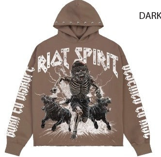 Roku Studio Men's Riot Spirit Cropped Fleece Hoodie [RK5481777-DKT]