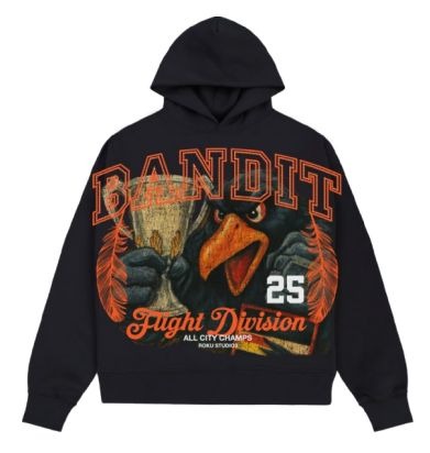 ROKU STUDIO BANDIT DROP SHOULDER CLASSIC BOXY FLEECE HOODIE (RK5481794)