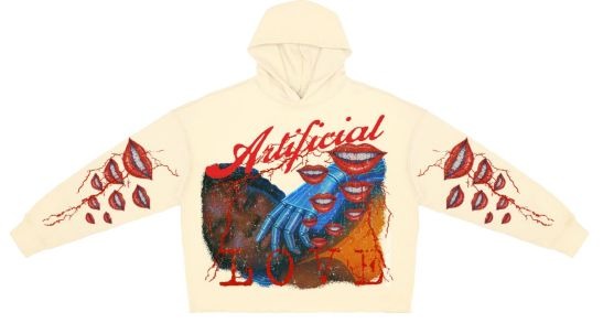 ROKU STUDIO ARTIFICIAL LOVE BOXY FLEECE HOODIE (RK5481799)