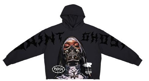 SAINT GHOST HOODIE (RK5481836) by Roku Studio