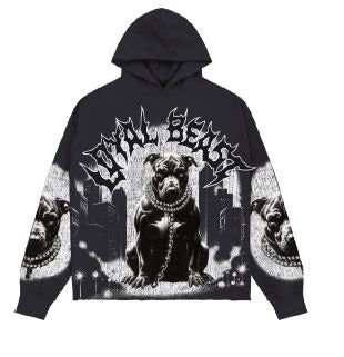 LOYAL BEAST HOODIE (RK5481842) by Roku Studio