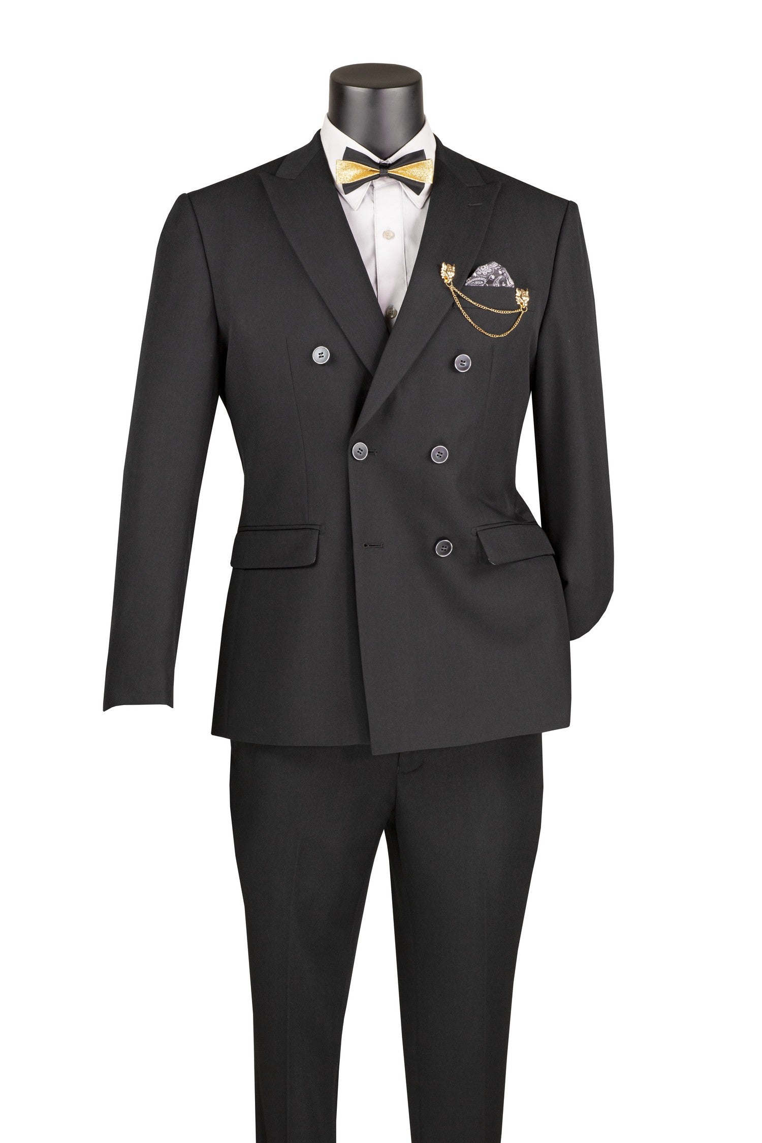SLIM DOUBLE BREASTED SUIT from Vinci