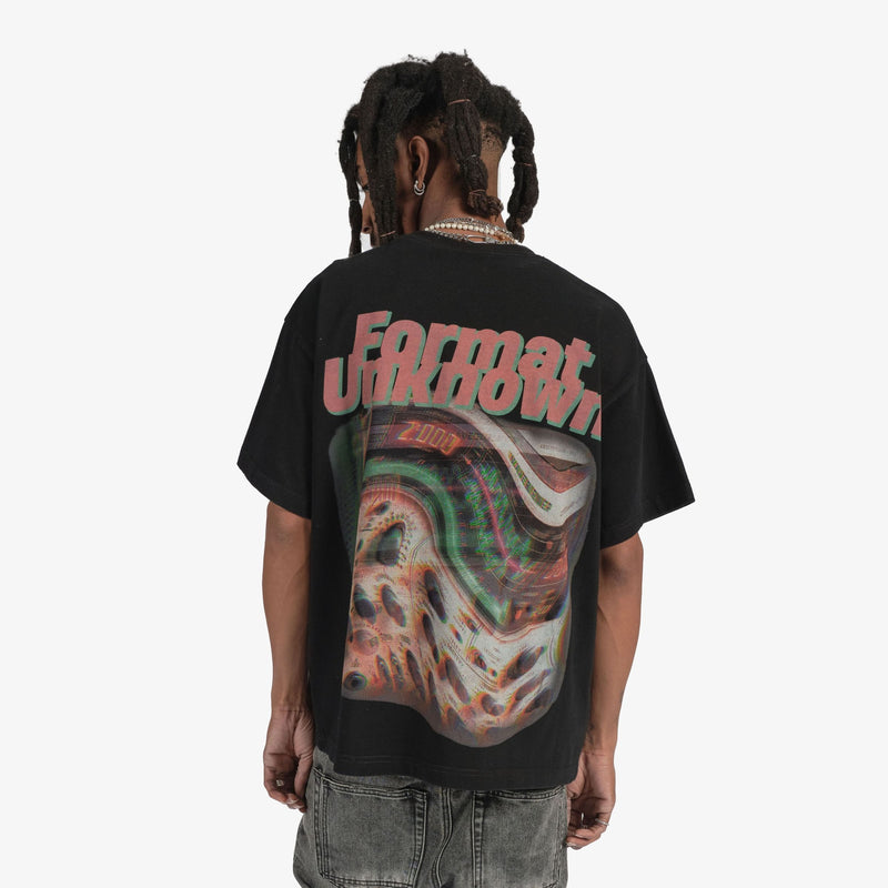 "LO-FI" T-SHIRT (BLACK VINTAGE) (SH24-HOL-50) by SugarHill