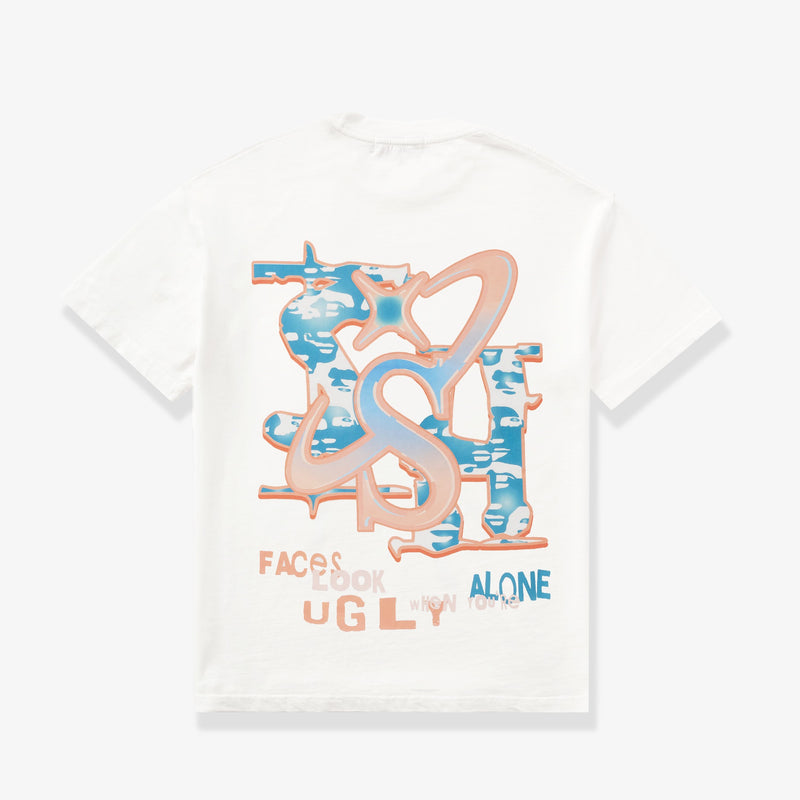 "FACES" T-SHIRT  (SH24-SUM2-16)by Sugarhill