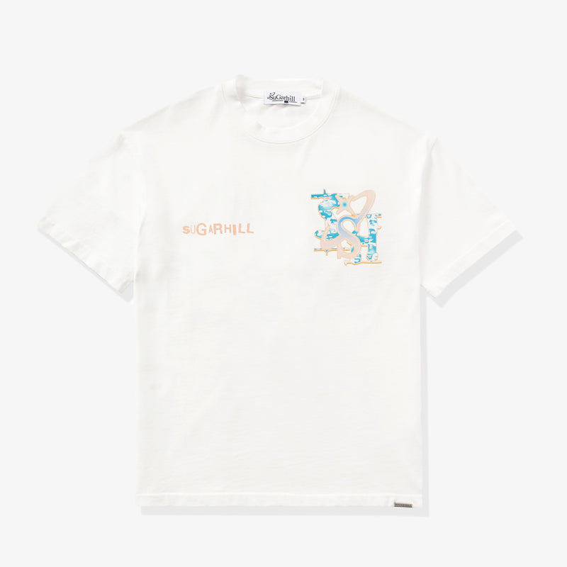 "FACES" T-SHIRT  (SH24-SUM2-16)by Sugarhill