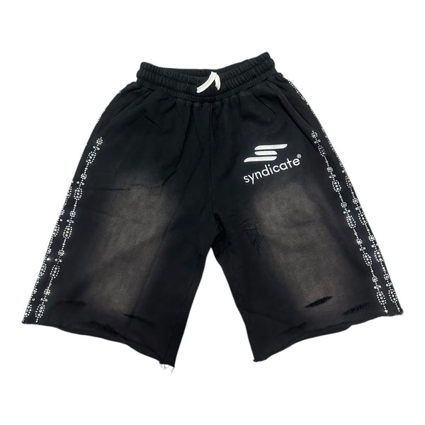"Jewel Shorts" Black Wash (SYNS - 02)by Syndicate
