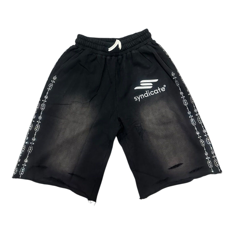 "Jewel Shorts" Black Wash (SYNS - 02)by Syndicate