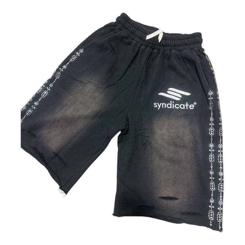 "Jewel Shorts" Black Wash (SYNS - 02)by Syndicate
