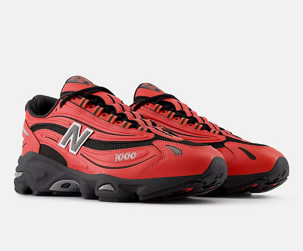 NEW BALANCE 1000 Blast Red with Metallic Silver