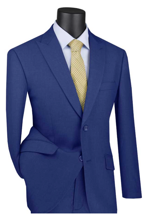 Modern Fit Suit from Vinci in Blue