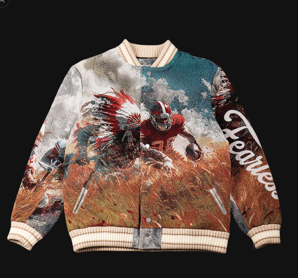 "Warfare" Tapestry jacket