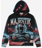 Majestik Mens Imagination Tapestry Hoodie - Black