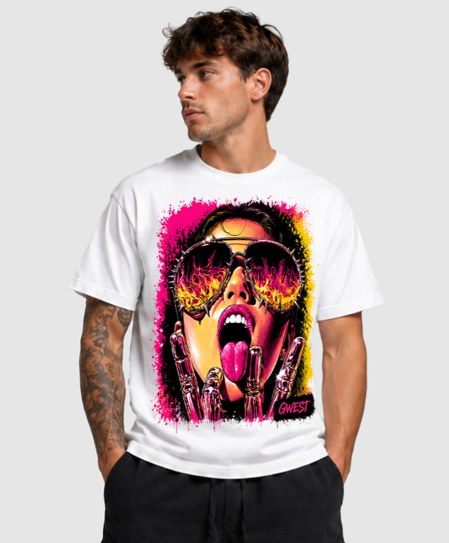 G WEST FIRE VISION TEE (GWJMT9534)