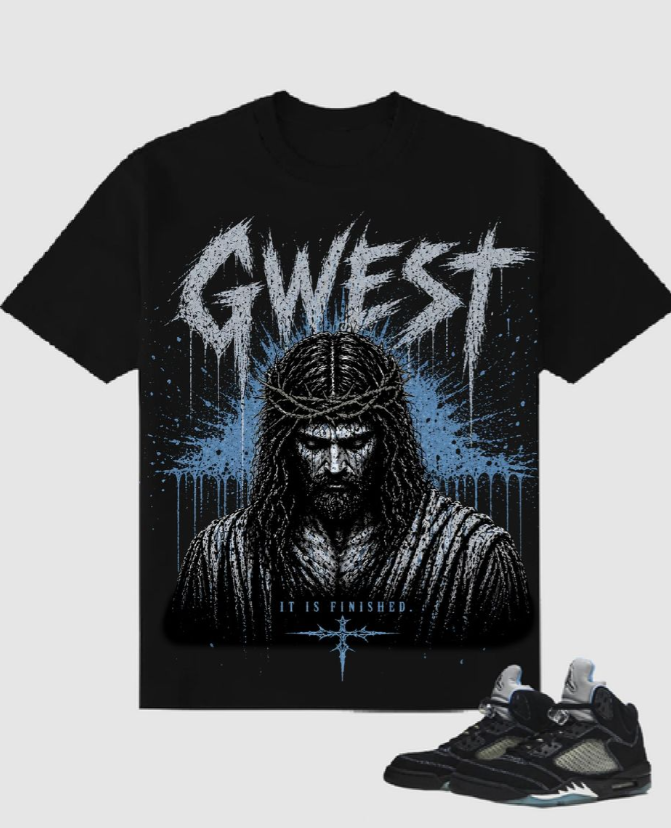 G WEST IT IS FINISHED TEE