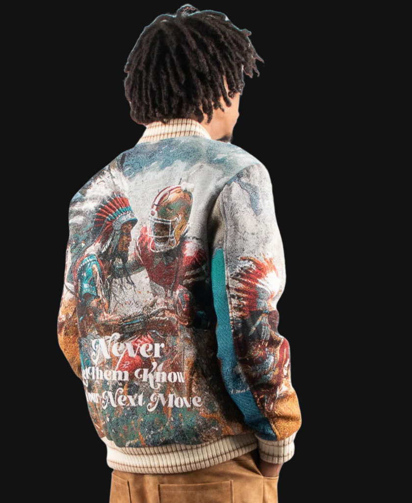 "Warfare" Tapestry jacket
