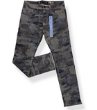 ARKETYPE Rhinestone Slim Straight-Fit Stretch Jeans P553