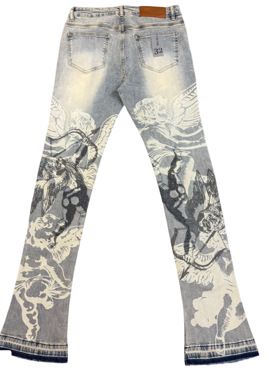 Waimea Stacked Laser, Rhinestone denim [M8567D] for men