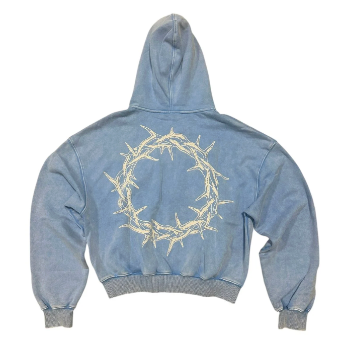 The Syndicates "HEARTS" ZIP UP- BBYB WASH (SYNH_13 (3))