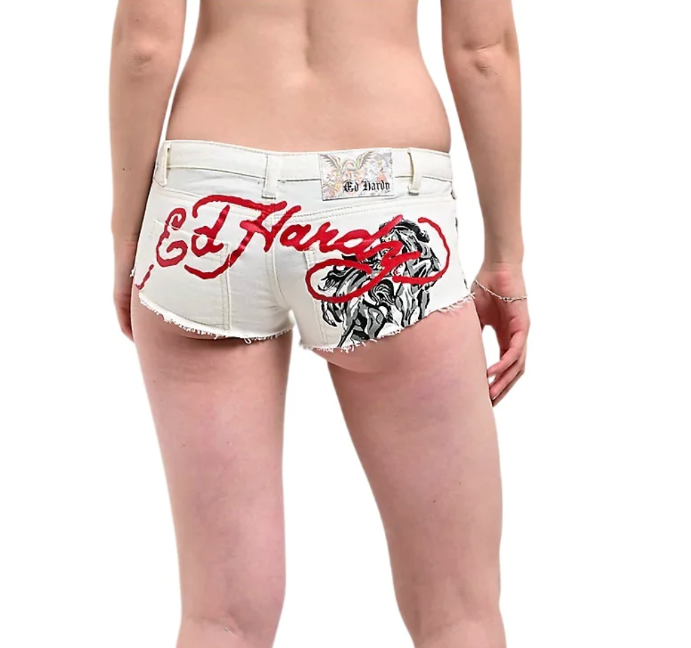 HORSES MICRO DENIM SHORT (WEHD8005-1)
